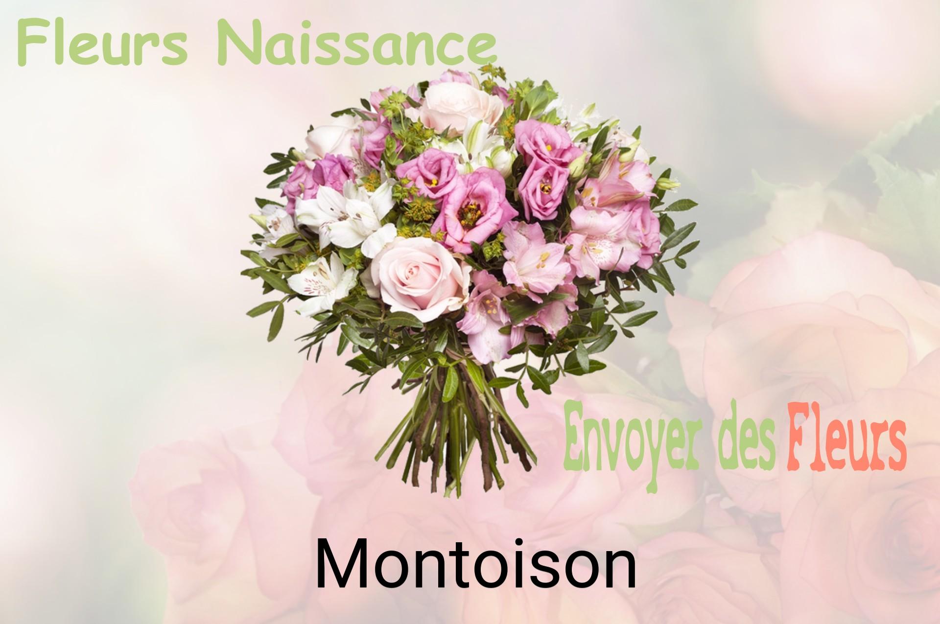 Bouquet de fleurs de naissance livré à Montoison